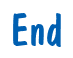 Rendering "End" using Dom Casual