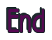 Rendering "End" using Beagle