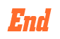 Rendering "End" using Boroughs