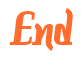 Rendering "End" using Color Bar