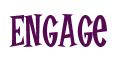 Rendering "Engage" using Cooper Latin
