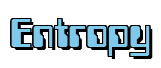 Rendering "Entropy" using Computer Font