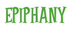 Rendering "Epiphany" using Cooper Latin