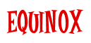 Rendering "Equinox" using Cooper Latin
