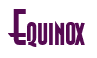 Rendering "Equinox" using Asia