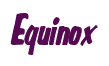 Rendering "Equinox" using Big Nib