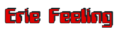 Rendering "Erie Feeling" using Computer Font