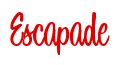 Rendering "Escapade" using Bean Sprout