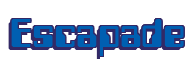 Rendering "Escapade" using Computer Font