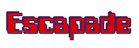 Rendering "Escapade" using Computer Font