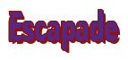 Rendering "Escapade" using Callimarker