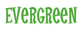 Rendering "Evergreen" using Cooper Latin