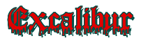 Rendering "Excalibur" using Dracula Blood