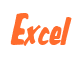 Rendering "Excel" using Big Nib