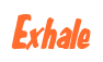 Rendering "Exhale" using Big Nib