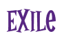 Rendering "Exile" using Cooper Latin