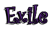 Rendering "Exile" using Curlz