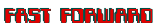 Rendering "FAST FORWARD" using Computer Font