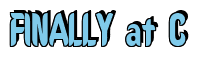Rendering "FINALLY at C" using Callimarker