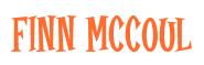 Rendering "FINN McCOUL" using Cooper Latin