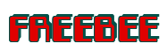 Rendering "FREEBEE" using Computer Font