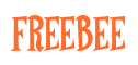 Rendering "FREEBEE" using Cooper Latin
