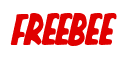 Rendering "FREEBEE" using Big Nib
