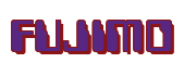 Rendering "FUJIMO" using Computer Font