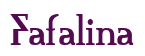 Rendering "Fafalina" using Credit River