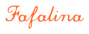Rendering "Fafalina" using Commercial Script