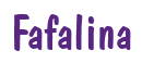 Rendering "Fafalina" using Dom Casual