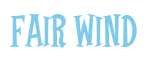 Rendering "Fair Wind" using Cooper Latin