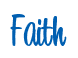 Rendering "Faith" using Bean Sprout