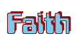 Rendering "Faith" using Computer Font