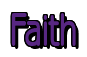 Rendering "Faith" using Beagle
