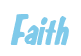 Rendering "Faith" using Big Nib