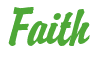 Rendering "Faith" using Brisk
