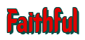 Rendering "Faithful" using Callimarker