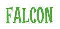 Rendering "Falcon" using Cooper Latin