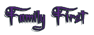 Rendering "Family First" using Charming