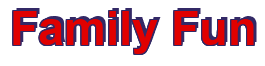 Rendering "Family Fun" using Arial Bold