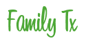 Rendering "Family Tx" using Bean Sprout