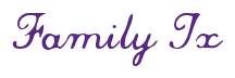 Rendering "Family Tx" using Commercial Script