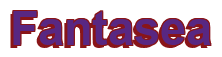 Rendering "Fantasea" using Arial Bold