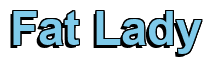 Rendering "Fat Lady" using Arial Bold