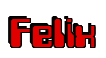 Rendering "Felix" using Computer Font