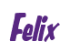 Rendering "Felix" using Big Nib