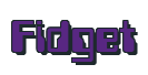 Rendering "Fidget" using Computer Font