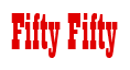 Rendering "Fifty Fifty" using Bill Board