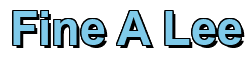 Rendering "Fine A Lee" using Arial Bold